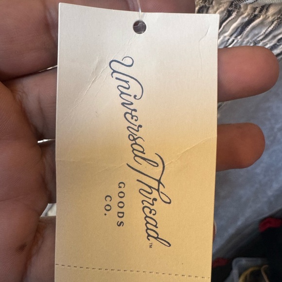 Universal Thread Strapless Gray and White Dress - Picture 5 of 9